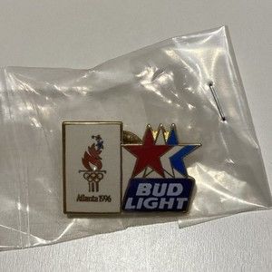Atlanta 1996, Olympic Games, Olympic Pin, Sponsor Bud Light